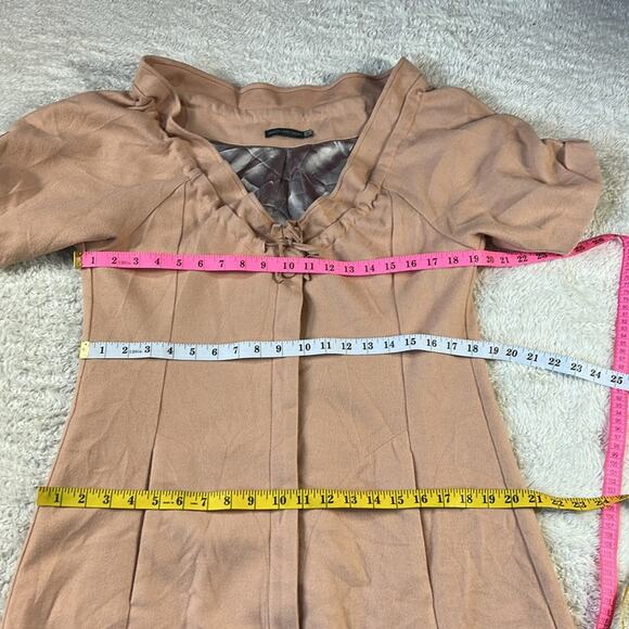 Cynthia Laird Cherry dusty pink coat dress, size 32 or small - Picture 4 of 9